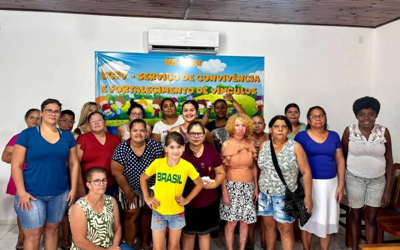 CRAS/PAIF realiza oficial com Palestra sobre o Agosto Lilás 