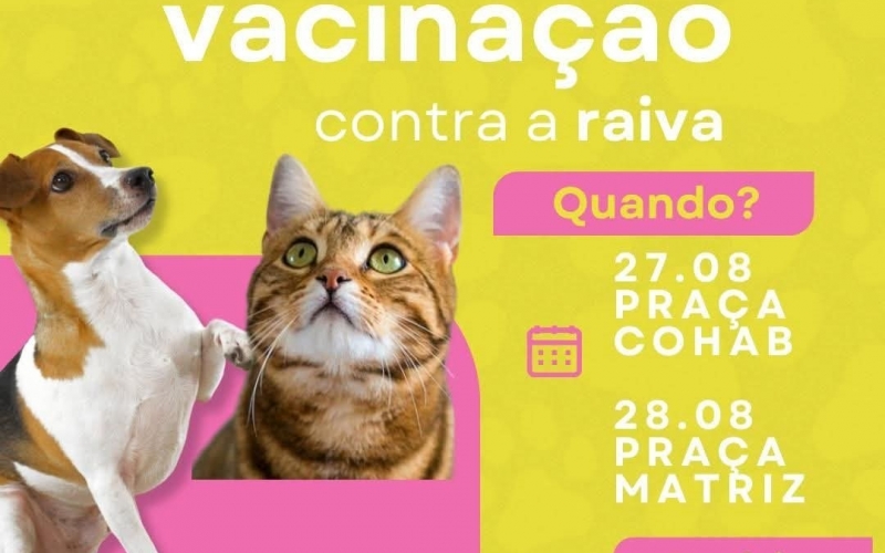 Prefeitura de Itapagipe realiza Dia D da Vacinação Antirrábica