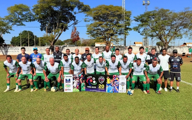 Time Veterano/Master empata com Onda Verde e mantém a liderança da 6ª Copa 3Rios