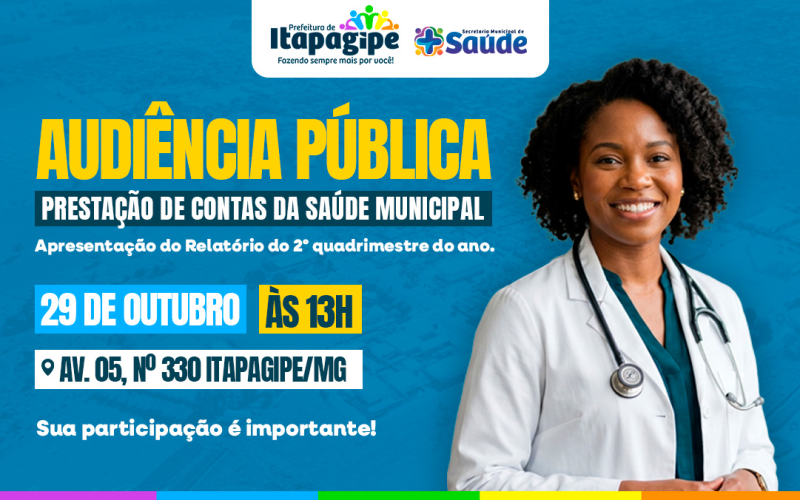 A população de Itapagipe está convidada