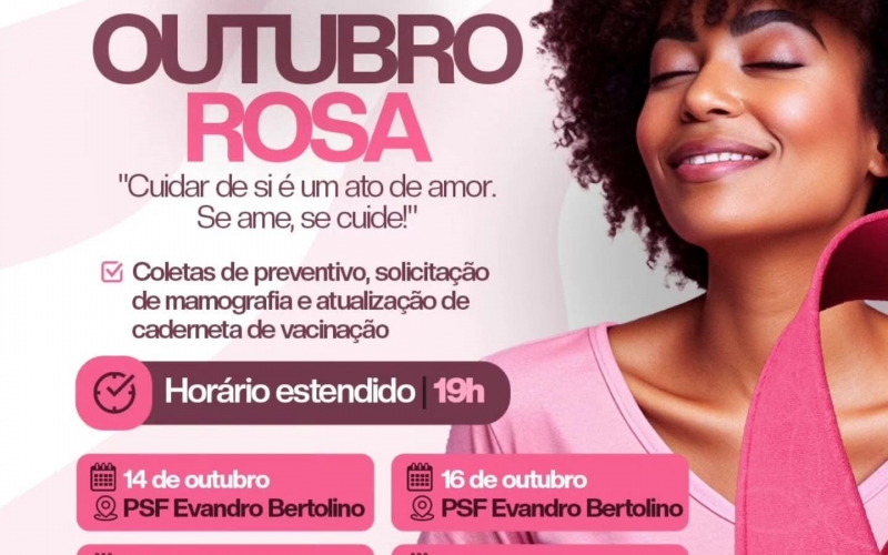 Outubro Rosa em Itapagipe terá ações especiais para as mulheres