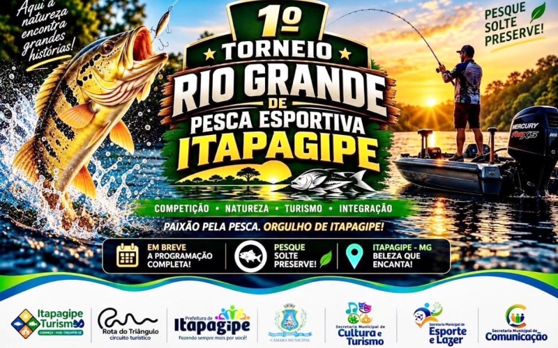 Vem aí o 1º Torneio Rio Grande de Pesca Esportiva de Itapagipe