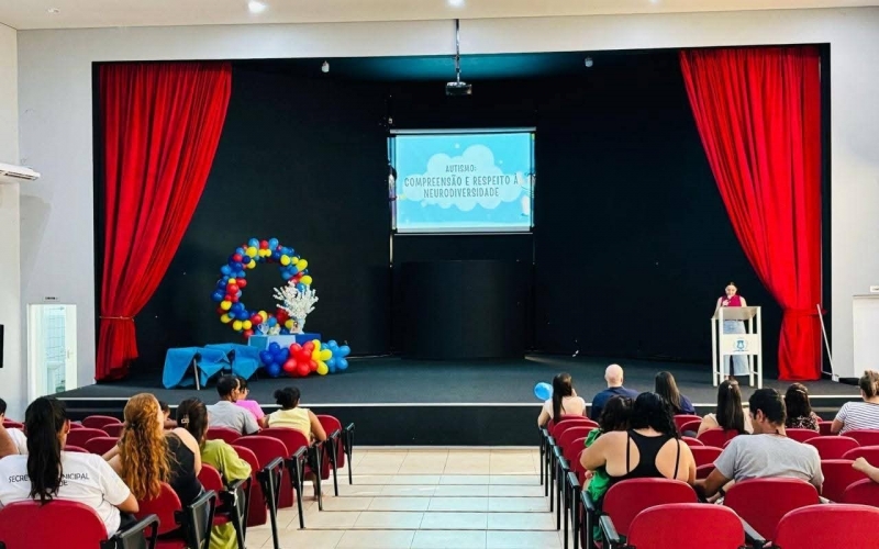 Secretaria Municipal de Saúde realiza palestra sobre o espectro autista com o tema “Vivendo a Diversidade e Respeitando 