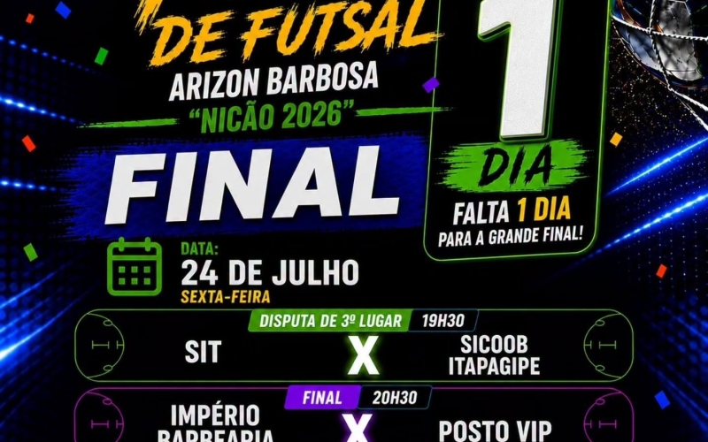 FALTAM APENAS 1 DIA