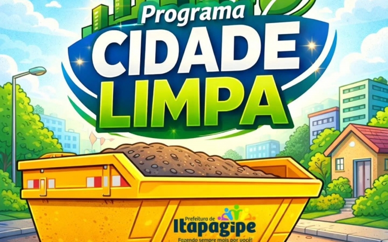 Programa Cidade Limpa garante mais de 700 caçambas para a população em 2025