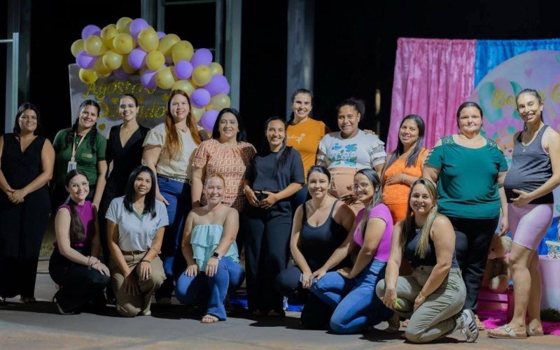 Secretaria de Saúde promoveu encontro de gestantes no Agosto Dourado e Agosto Lilás