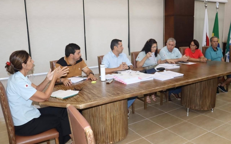 Diretoria do IPREVI reúne com o Prefeito Ricardo Garcia para discutir reforma da previdência municipal