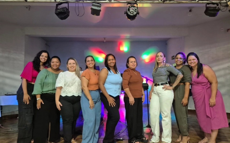 CRAS realizou no dia 12 de março, uma comemoração especial em homenagem ao Dia da Mulher durante o tradicional baile da 