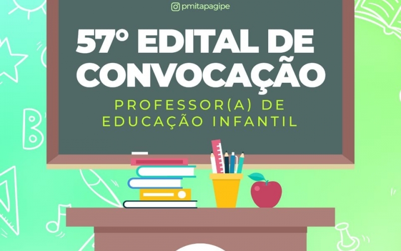 O MUNICÍPIO DE ITAPAGIPE/MG, neste ato representado pelo Secretário de Gestão de Pessoal, vem por meio deste, CONVOCAR 