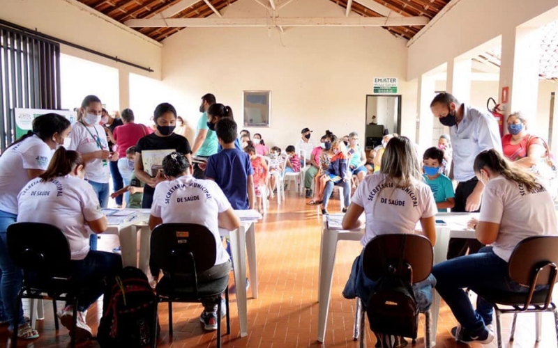O município chegou ao número de 492 doses aplicadas na população de 5 a 11 anos de idade com e sem comorbidades
