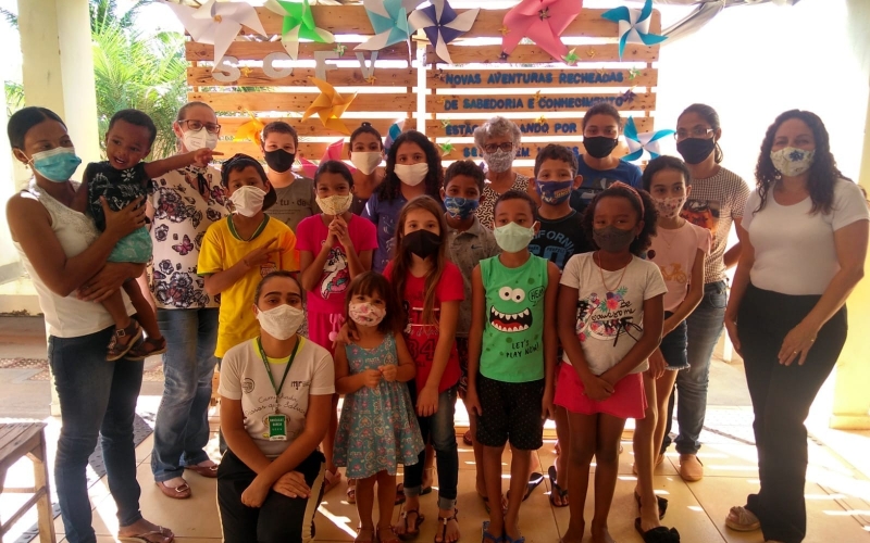 Está sendo desenvolvido no CRAS, o Programa Serviço de Convivência e Fortalecimento de Vínculos.