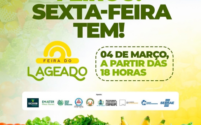 Venha prestigiar a Feira do Lageado!