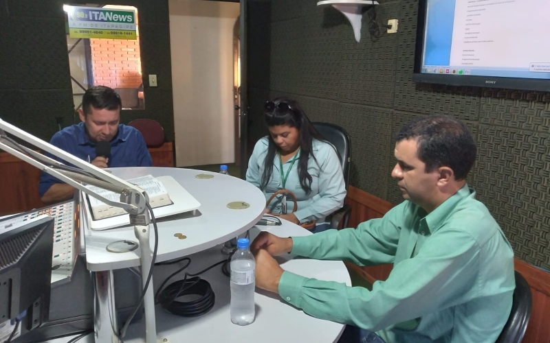 Nesta sexta-feira, 11 de março, estiveram na rádio Itanews FM, o prefeito Ricardo Garcia