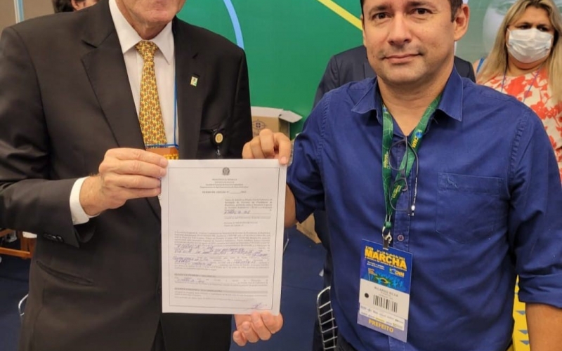 O prefeito Ricardo Garcia participa, durante essa semana, da XXIII Marcha a Brasília em defesa dos Municípios