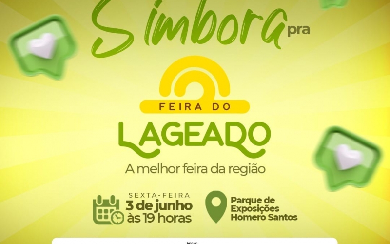 Sexta-feira tem mais uma edição da Feira do Lageado!