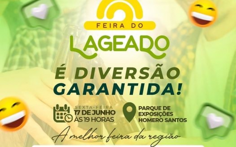 Nesta sexta-feira, dia 17 de junho acontece mais uma edição da Feira do Lageado!