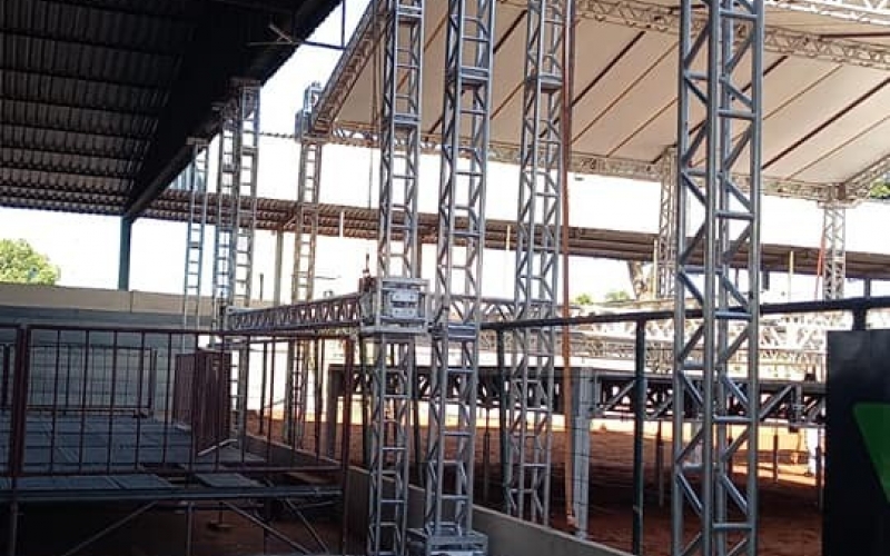 Preparativos para o  Arraiá do Lageado 2022