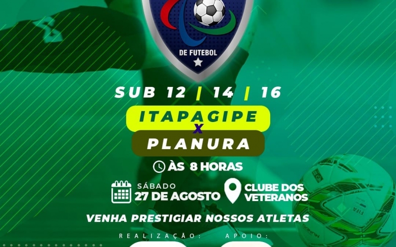 Neste sábado, dia 27 de agosto, acontece mais uma etapa da Copa 3 Rios nas categorias sub 12, 14 e 16