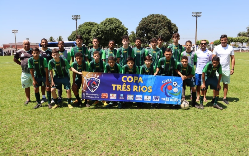 Neste sábado, 05 de novembro, três jogos das categorias de base movimentaram a Copa Três Rio de Futebol Infantil