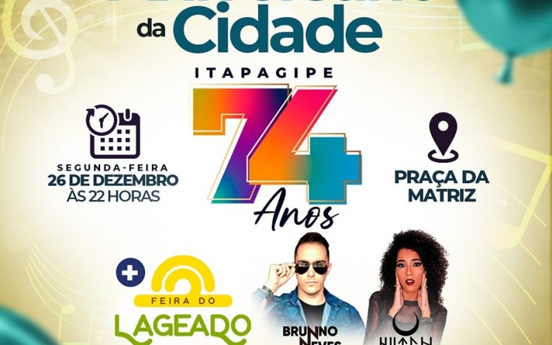 Simbora comemorar o aniversário de Itapagipe