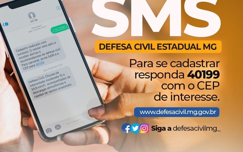 Receba alertas de chuvas e tempestades diretamente no seu celular