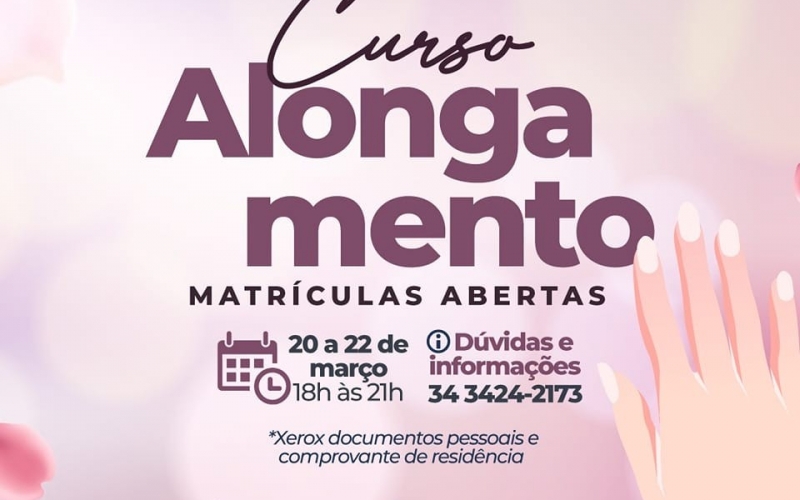 A Prefeitura de Itapagipe em parceria com o SENAC trás mais um curso profissionalizante para você