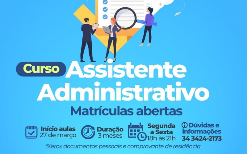 Mais uma oportunidade de capacitação imperdível