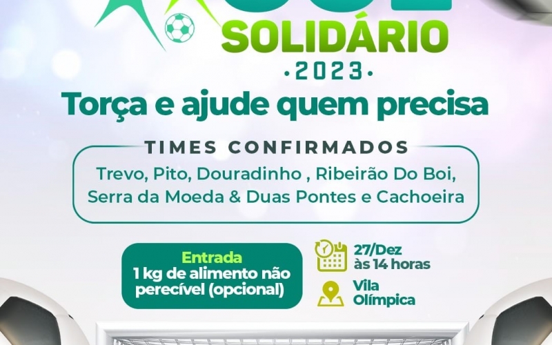 Vem aí mais uma edição do Gol Solidário