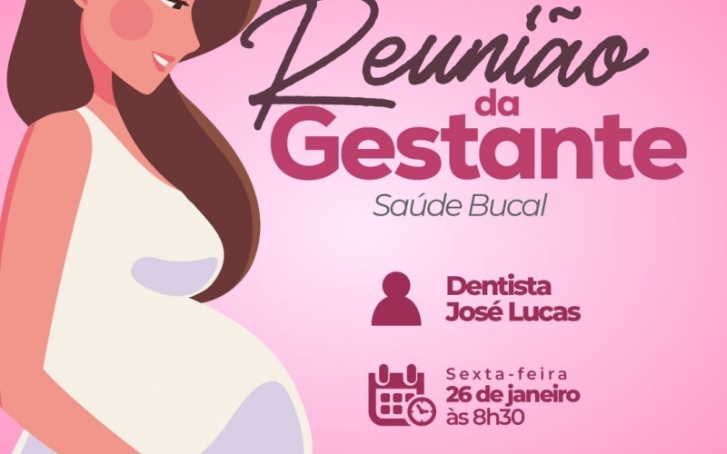 Na próxima sexta-feira, dia 26 de janeiro, acontece a primeira reunião da gestante de 2024, no PSF Dr. Edison Rodrigues