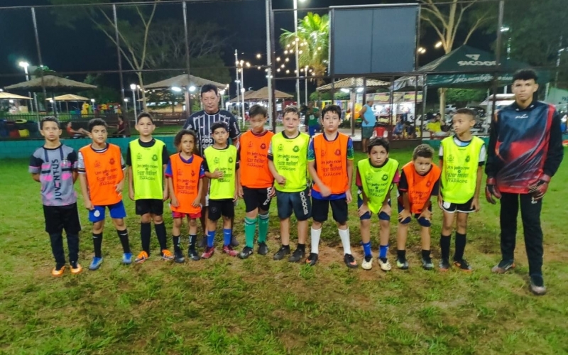 Está sendo realizado no campinho da Praça Dona Laura a 1ª Copa Municipal de Futebol Society Luiz Aceje