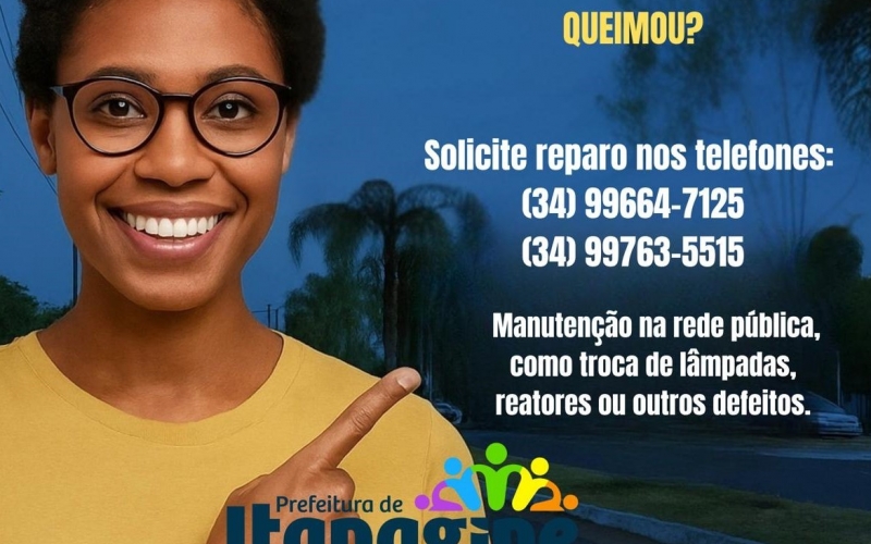 Precisa de manutenção na rede pública de iluminação