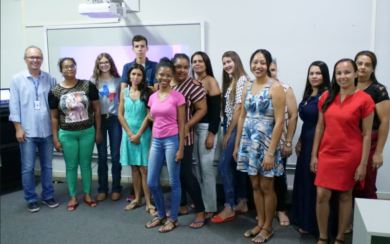 Terminou nessa quarta-feira, 16 de novembro, a primeira turma do curso de RECPCIONISTA do Senac no município