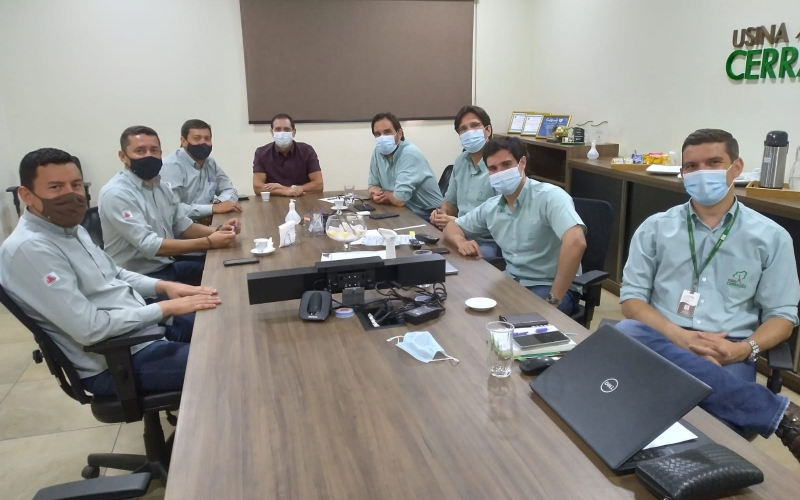 PREFEITO VISITA USINA CERRADÃO E AGRADECE A PARCERIA 